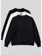 TommyLife Даен суитчърт черен смес от памук