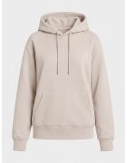 TommyLife Дамски суитчър естествен бежов памук полиестер джоб