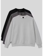 TommyLife Дамски суитчър тъмносив памучна смес