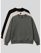 TommyLife Даутски суичър черен от памучна смес -