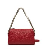 Tous Дамска чанта - естествена кожа - червена - One Size INTL - комплект с подвижна презрамка