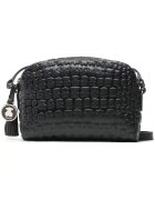 Tous Дамска чанта Sherton - естествена кожа - черна - модел crossbody