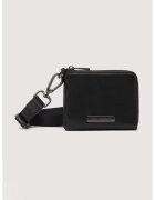 Trussardi Кожен портфейл с каишка за китката