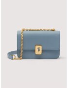 Trussardi Кожена чанта за рамо с верижка dwqfwq - - 13.5x20x7 см