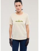 Trussardi Памучна тениска с бродерия - бледо маслини/Тревисто