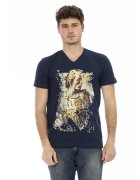 Trussardi Тениска със стандартна кройка и шарка