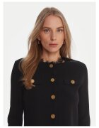 Twinset Дамска жилетка - - черна - вискоза - полиамид - еластан