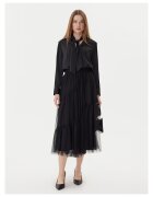 Twinset Пола черна - тюл