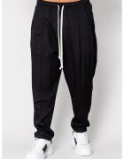 uFIT Дълъг широк панталон с шнур Black 19374