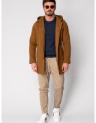 uFIT Дълго палто с качулка Brown 18872