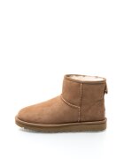 Ugg Непромокаеми велурени боти Classic Mini II с лесно обуване - Ултрамарин синьо/Тъмносин