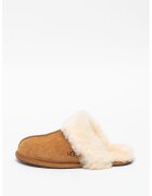 Ugg Велурени пантофи Scuffette II с овча кожа - Сив/Тъмносин