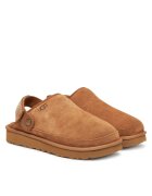 Ugg Мъжки чехли Goldencoast Clog I - естествена кожа - цвят кестен