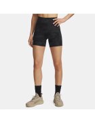 Under Armour Дамски спортни панталони - PROJECT ROCK MIDDY SHORT - черни - полиестер