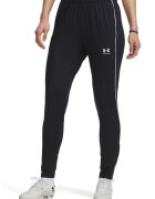 Under Armour Футболен слим панталон Challenger с цепки на маншетите - Бял/Черен