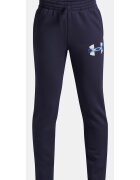 Under Armour Момчешко долнище на анцуг UA Rival Flc Cblck Grphc Jgr-BLU Синьо
