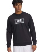 Under Armour Плюшен суитшърт Rival с лого - Бял/Син