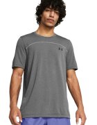 Under Armour Спортна тениска Rush - Черен/Tъмносив