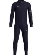 Under Armour Тренировъчен екип Challenger с цип и лого - Кралско Синьо/Лайм зелено