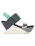 United Nude Дамски сандали - естествена кожа - многоцветни - система за закопчаване велкро