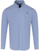 US Polo Assn Мъжка риза - Памук - Синя - Regular Fit 2597