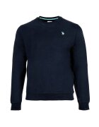 US Polo Assn Памучен суитчърт с овално деколте