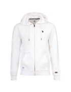 US Polo Assn Памучно худи с цип и лого