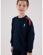 US Polo Assn Суитшърт и спортен панталон - 2 части - Червен/Бял/Тъмносин