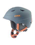 Uvex Каска за ски AirWing Pro 2 - Сив/Оранжев - 52-54см