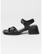 Vagabond Shoemakers Кожени сандали Ines с ток - Черен