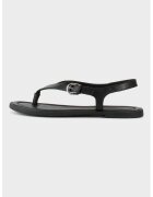 Vagabond Shoemakers Кожени сандали с разделителна каишка - Черен