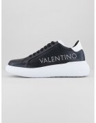 Valentino Унисекс кожени спортни обувки с лого - Бял/Черен