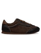 Vans Дамски кецове естествена кожа - кафяви