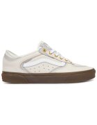 Vans кецове от велур с гумена подметка и страничен детайл Old Skool - кремаво/кафяво