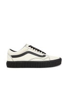 Vans Унисекс кецове Classic White Old Skool Creeper - естествена кожа - бели