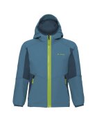 Vaude Детско спортно яке модел Rondane III - синьо - 100% полиестер - с качулка и джобове