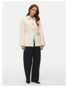 Vero Moda Дамско дънково яке - памук - бежово - закопчаване с копчета