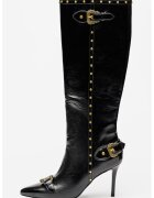 Versace Jeans Couture Ботуши с остър връх и цип