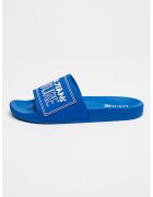 Versace Jeans Couture Чехли с релефно лого - Бял/Черен