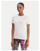 Versace Jeans Couture Дамска тениска - памук/еластан - вталена кройка - бяла