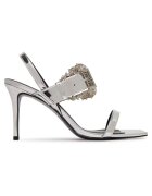 Versace Jeans Couture Дамски сандали - сребристи - екологична кожа