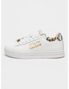 Versace Jeans Couture Кожени спортни обувки с еко кожа - Златист/Черен