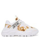 Versace Jeans Couture Мъжки маратонки текстил - бял/златист