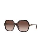 VOGUE EYEWEAR Квадратни слънчеви очила с градиента - Черен/Кафяв