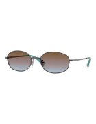 VOGUE EYEWEAR Овални слънчеви очила с полляризация - Черен/Tъмносив