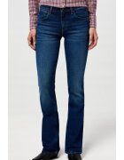 Wrangler Дамски дънки Bootcut сини памук еластан