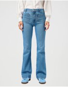 Wrangler Дамски дънки Flare памук -