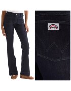 Wrangler Дамски дънки Flare с висока талия - сини - памук