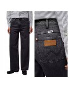 Wrangler Дамски дънки Loose Straight - Straight Fit - Висока талия - 5 джоба - Дълги - Цип - Памук