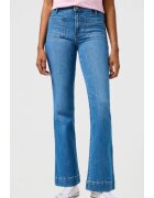 Wrangler Дамски дънки разкроени - сини